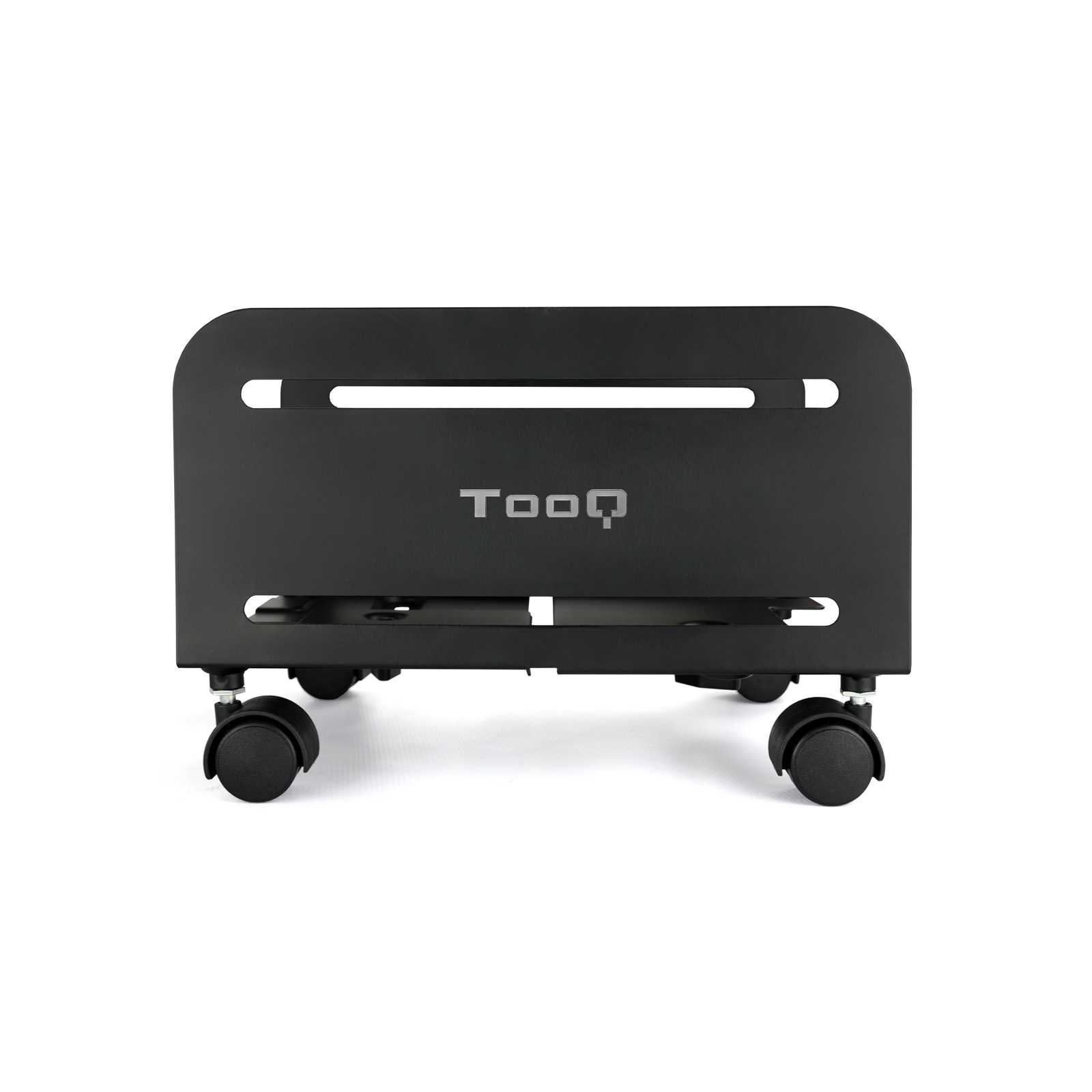 Support de sol Tooq avec roulettes pour processeur de 119 à 209 mm de large - Poids maximum 10 kg - Couleur noire