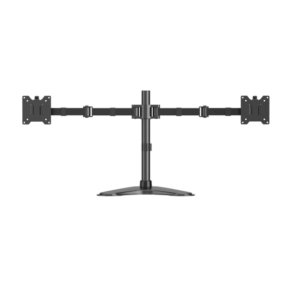 Support de table Aisens Eco avec base pivotante et inclinable pour moniteur/téléviseur 20 kg (3 pivots - 2 bras) de 17 à 35 pouces - Noir