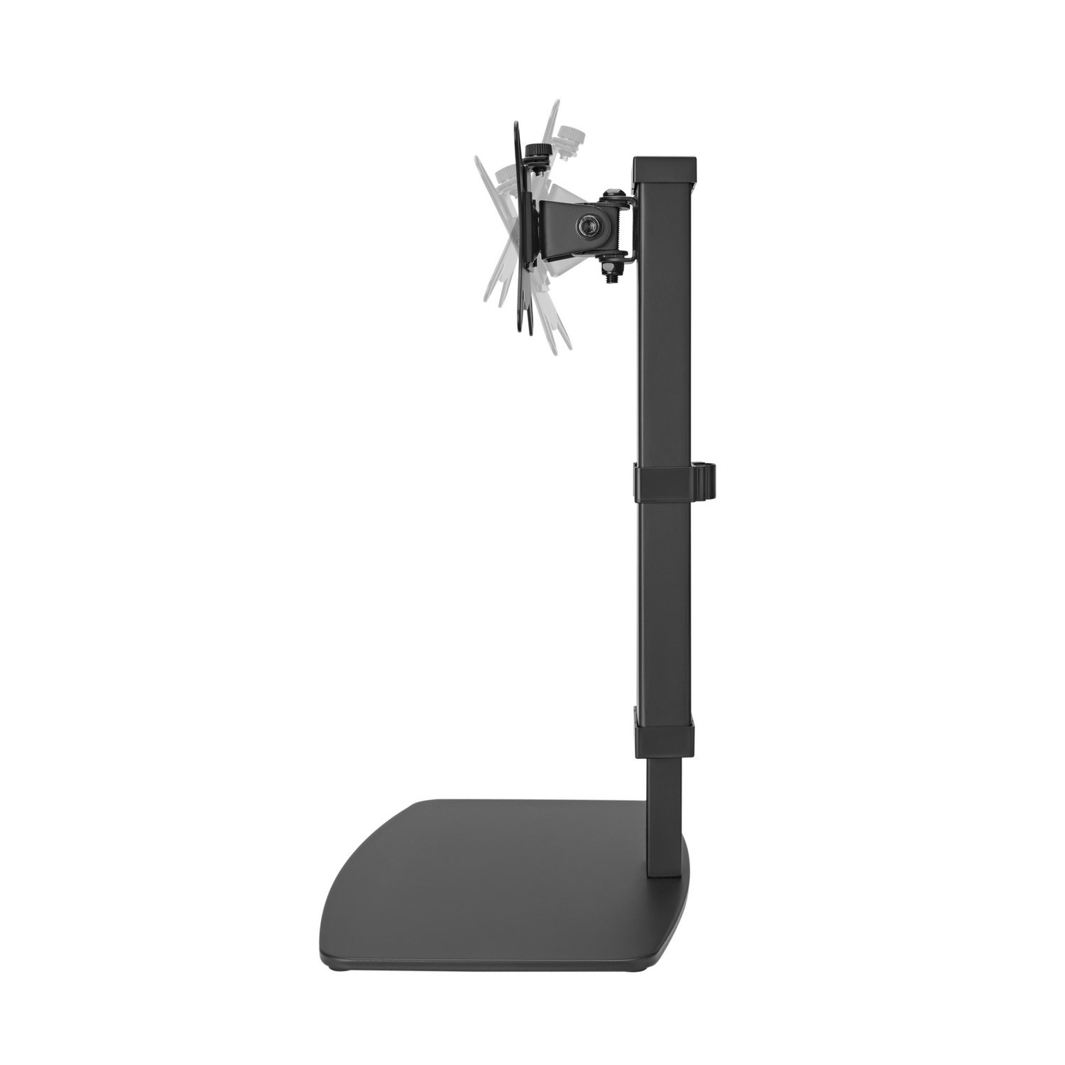 Support de table Aisens ECO pour écran 17"-32" - Réglable en hauteur, pivotant et inclinable - Poids max. 8kg - Vesa 100x100mm