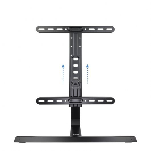 Support de Table Tooq pour TV 32"-65" - Gestion des Câbles - Poids Max 40Kg - VESA 400X400mm - Fabriqué en Aluminium - Couleur Noir