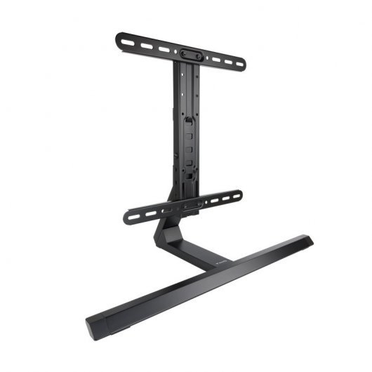 Support de Table Tooq pour TV 32"-65" - Gestion des Câbles - Poids Max 40Kg - VESA 400X400mm - Fabriqué en Aluminium - Couleur Noir