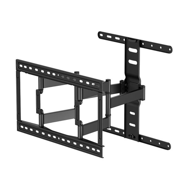 Support mural à double bras articulé Cromad pour téléviseur de 37 à 75 pouces - Pivotant, inclinable et extensible - Poids max. 60 kg - VESA 400 x 400 mm