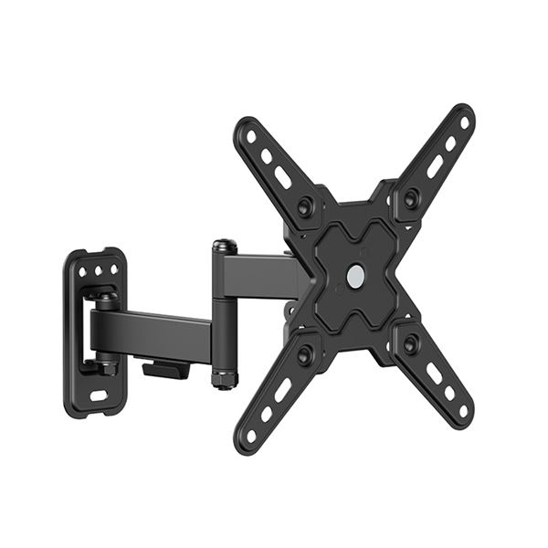 Support mural pour téléviseur Cromad avec bras articulé pour téléviseur de 13 à 43 pouces - Pivotant, inclinable et double extension - Poids max. 20 kg - VESA 200 x 200