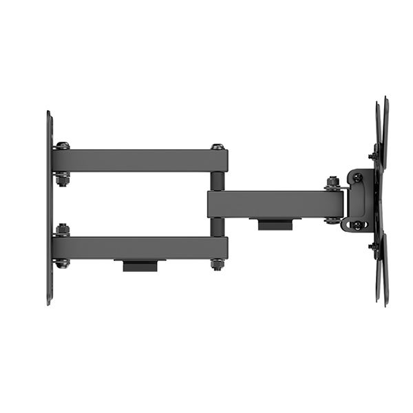 Support mural pour téléviseur Cromad avec bras articulé pour téléviseur de 13 à 43 pouces - Pivotant, inclinable et double extension - Poids max. 20 kg - VESA 200 x 200