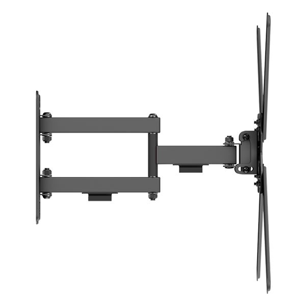 Support mural pour téléviseur Cromad avec bras articulé pour téléviseur de 13 à 55 pouces - Pivotant, inclinable et double extension - Poids max. 25 kg - VESA 400 x 400