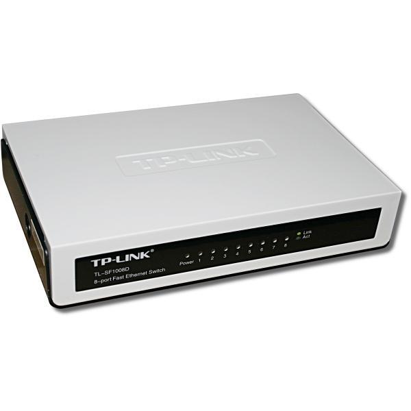 Switch de bureau TP-Link TL-SF1008D 8 ports à 10/100Mbps