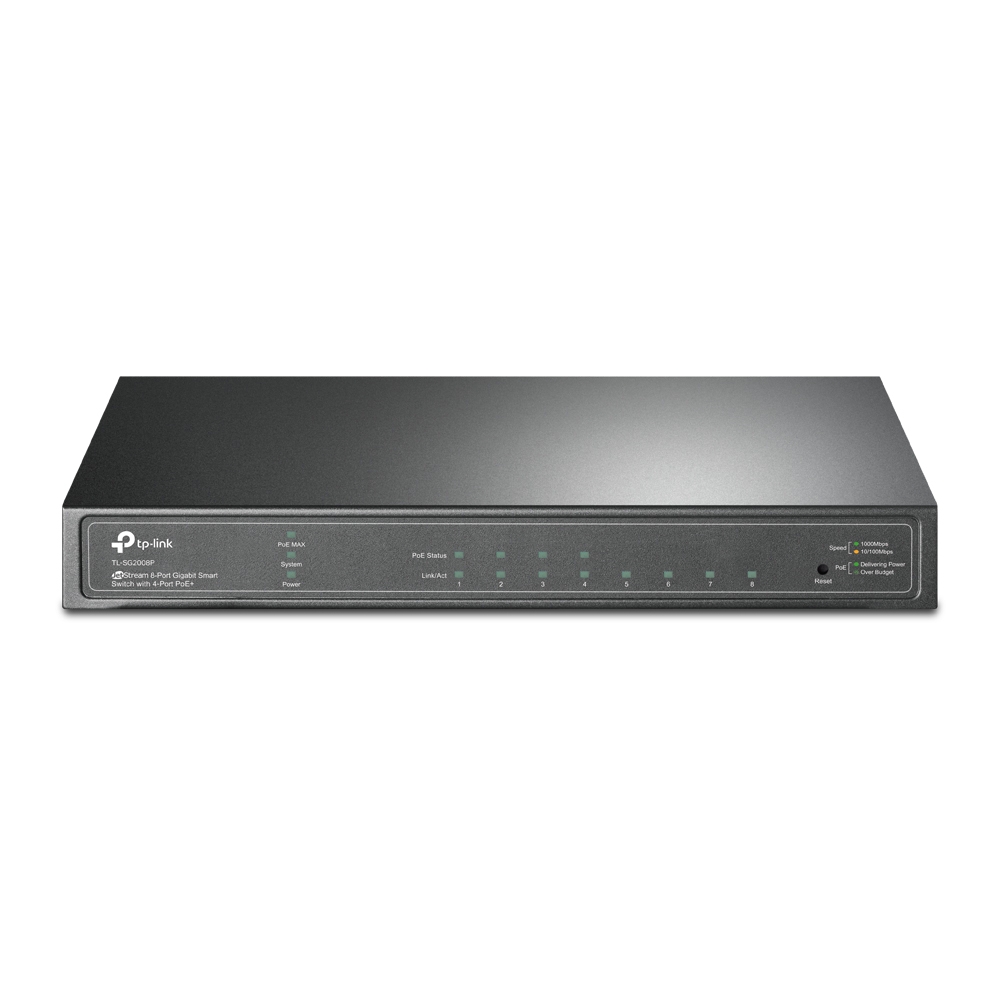 Switch JetStream Gigabit Intelligent TP-Link - 8 Ports avec 4 Ports PoE+