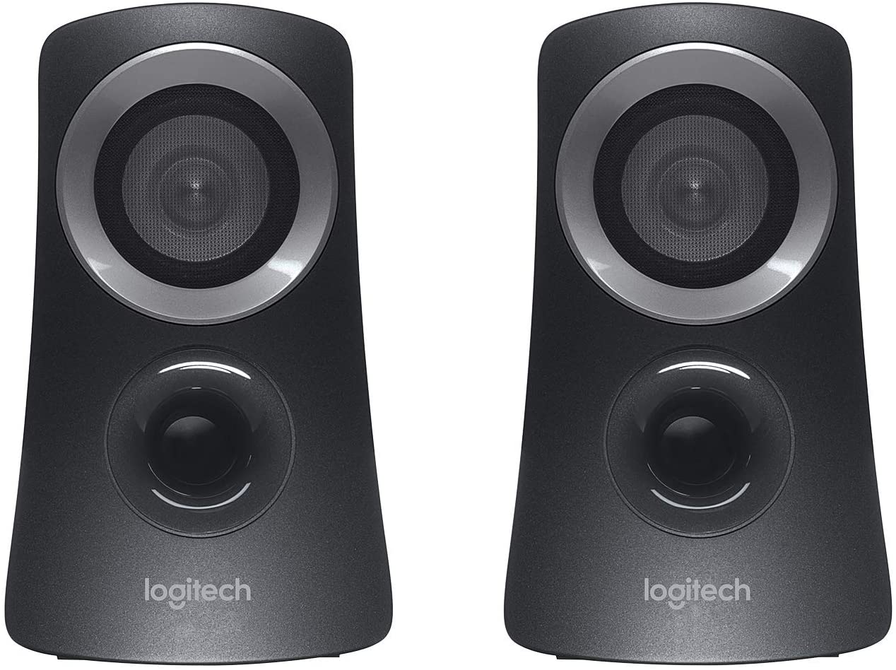 Système d'enceintes Logitech Z313 2.1 50W - Caisson de basses 15W - Entrée Jack 3,5 mm - Couleur noire