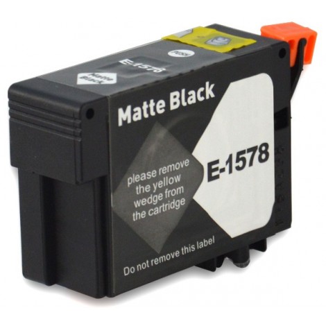 Cartouche compatible Epson T1578 noire mate - Remplace C13T15784010