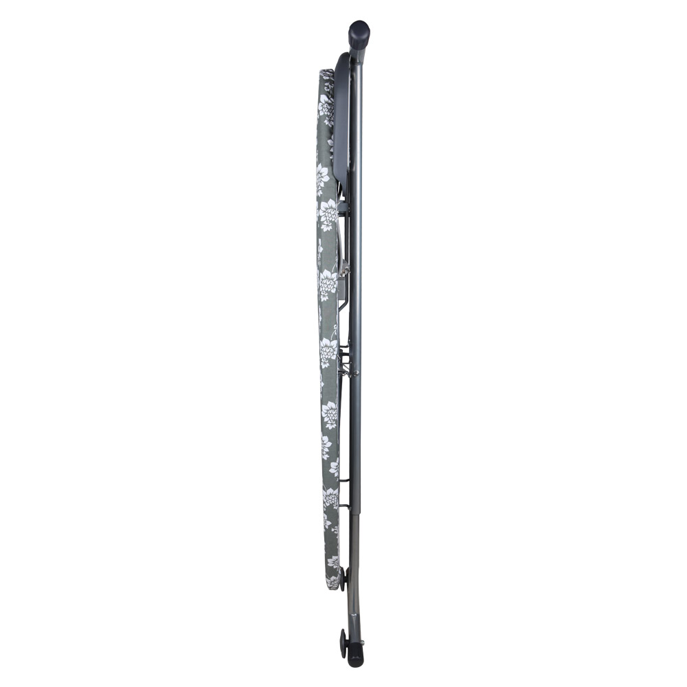 Table à repasser pliante Orbegozo TP 1400 - Hauteur réglable jusqu'à 93 cm - avec roulettes pour un transport facile - Support central pour le repassage - Grille en acier résistante