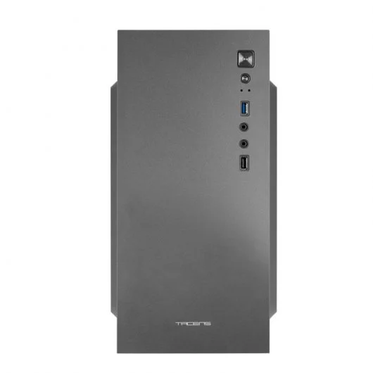 Tacens ALUXM Micro ATX, Mini-ITX Mini-Tower Case - Taille HDD 2.5", 3.5" - USB-A 2.0, USB-A 3.0 et Audio - 1 Ventilateur 120mm Installé