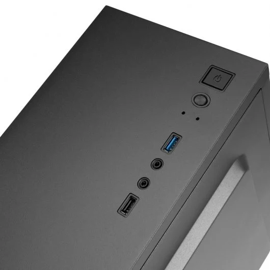 Tacens ALUXM Micro ATX, Mini-ITX Mini-Tower Case - Taille HDD 2.5", 3.5" - USB-A 2.0, USB-A 3.0 et Audio - 1 Ventilateur 120mm Installé
