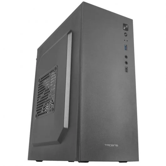 Tacens ALUXM Micro ATX, Mini-ITX Mini-Tower Case - Taille HDD 2.5", 3.5" - USB-A 2.0, USB-A 3.0 et Audio - 1 Ventilateur 120mm Installé