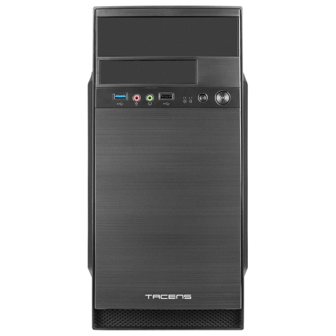 Tacens Anima AC4500 Boîtier mini-tour Micro ATX, Mini-ITX avec alimentation 500 W - Taille du disque dur 2,5", 3,5", 5,25" - USB-A 2.0, USB-A 3.0 et audio