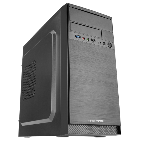 Tacens Anima AC4500 Boîtier mini-tour Micro ATX, Mini-ITX avec alimentation 500 W - Taille du disque dur 2,5", 3,5", 5,25" - USB-A 2.0, USB-A 3.0 et audio