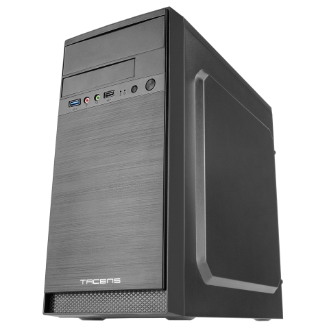 Tacens Anima AC4500 Boîtier mini-tour Micro ATX, Mini-ITX avec alimentation 500 W - Taille du disque dur 2,5", 3,5", 5,25" - USB-A 2.0, USB-A 3.0 et audio