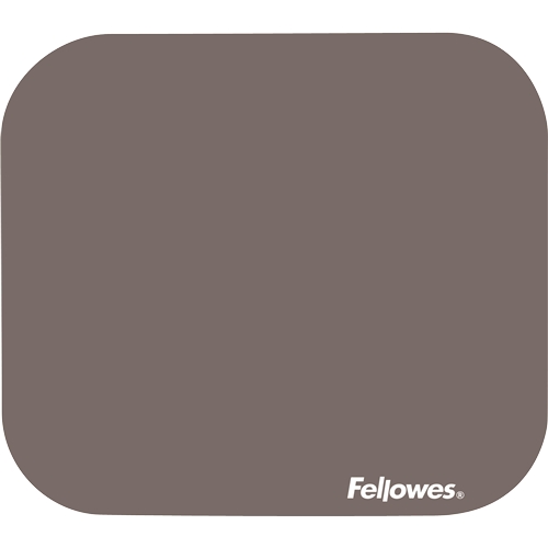 Tapis de souris Fellowes Premium - Base en caoutchouc antidérapant - Surface en polyester - 23,2 x 19,9 cm - Couleur grise