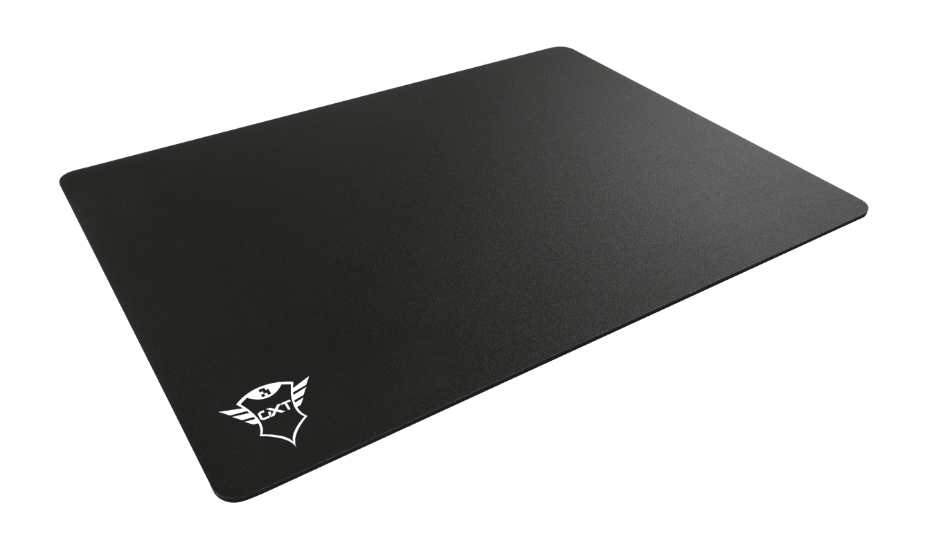 Tapis de souris rigide extra large Trust Gaming GXT 204 - Mesure 35x26 cm - Base antidérapante - Couleur noire
