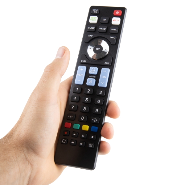 Télécommande Ewent Smart TV – Téléviseurs LG, Samsung, Sony, Panasonic et Philips – Noir