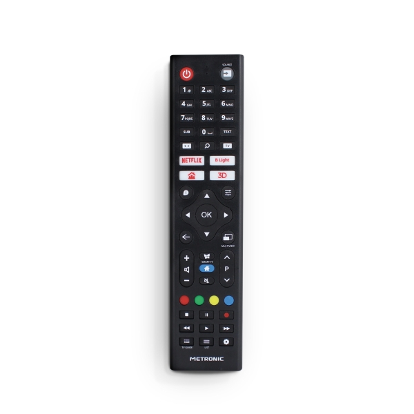 Télécommande Metronic compatible avec les téléviseurs Philips - Noir