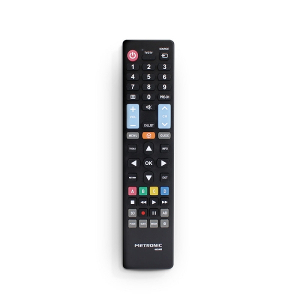 Télécommande Metronic compatible avec les téléviseurs Samsung - Noir