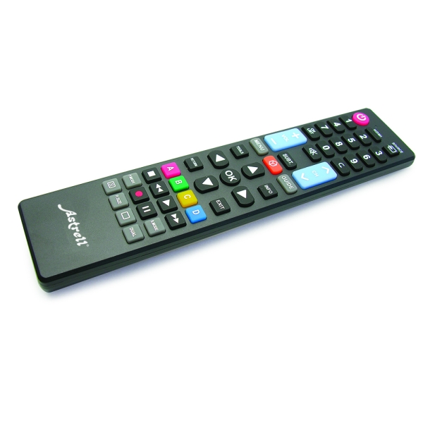 Télécommande universelle 5 en 1 Metronic pour téléviseur - Noir