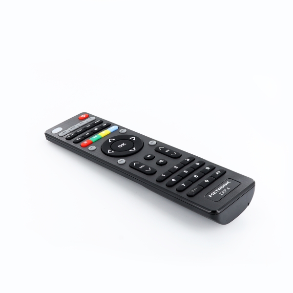 Télécommande universelle Metronic ZAP 4 EVO 5 pour TV + TNT + SAT + DVD - Noir