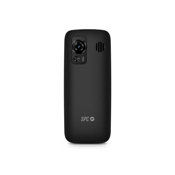 Téléphone portable SPC Talk 2 Go - Compact et léger - Écran 1,77 pouce - Double SIM - Batterie 1000 mAh - Radio FM - Lampe torche et appareil photo - Noir