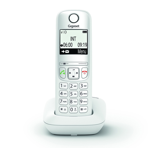 Téléphone sans fil Gigaset A690 - Identification de l'appelant - Mains libres - Contrôle du volume - Blanc