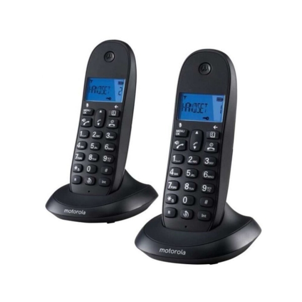 Téléphone sans fil Motorola C1002L DECT + 1 extension - Identification de l'appelant - Mains libres