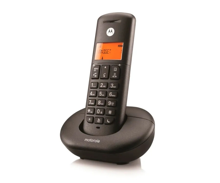Téléphone sans fil Motorola E201 - Identification de l'appelant - Répondeur - Mains libres