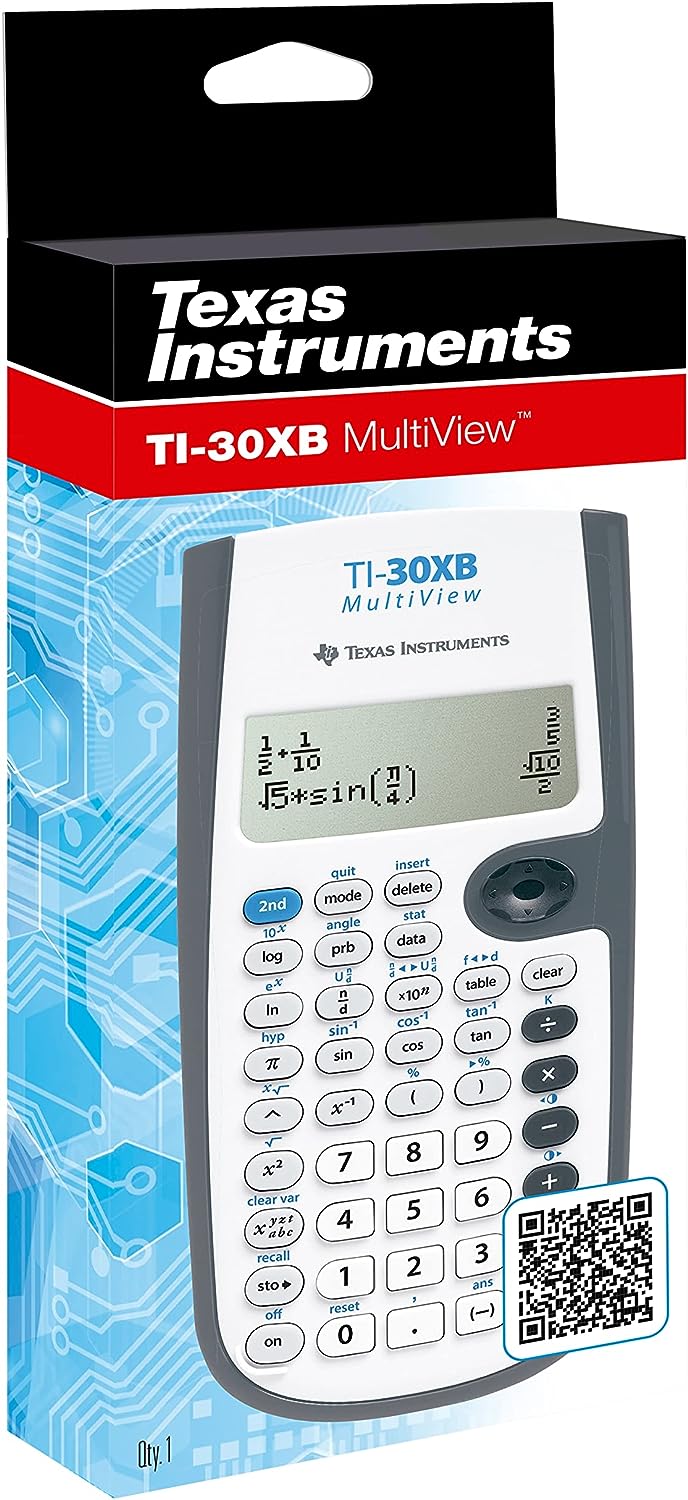 Texas Instruments TI-30XB Calculatrice Scientifique Multiview