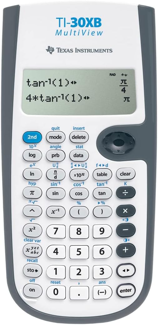 Texas Instruments TI-30XB Calculatrice Scientifique Multiview