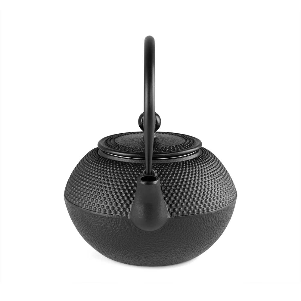 Théière en fonte Orbegozo TTH Tetsubin - Capacité 1200 ml - Intérieur émaillé - Filtre en acier inoxydable - Convient à tous types de feux Savourez le thé avec style et tradition