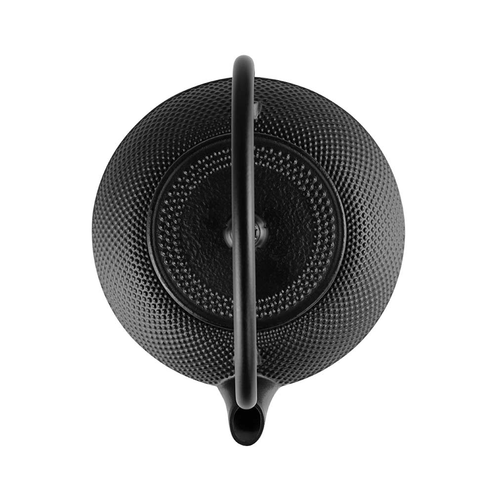 Théière en fonte Orbegozo TTH Tetsubin - Capacité 1200 ml - Intérieur émaillé - Filtre en acier inoxydable - Convient à tous types de feux Savourez le thé avec style et tradition