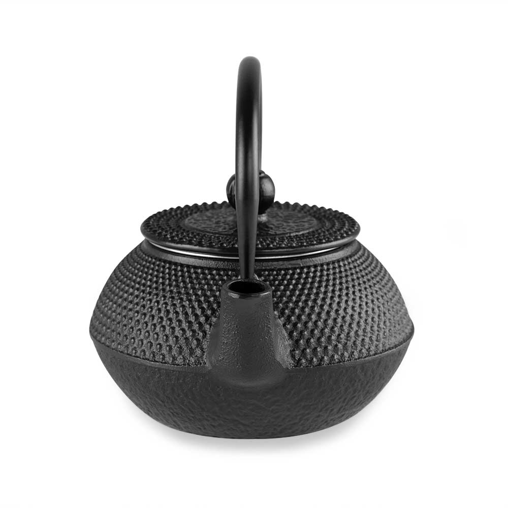 Théière Orbegozo TTH Tetsubin 300 ml - Design traditionnel japonais - Intérieur émaillé - Filtre en acier inoxydable - Convient à tous les types de feux Savourez le thé comme jamais auparavant