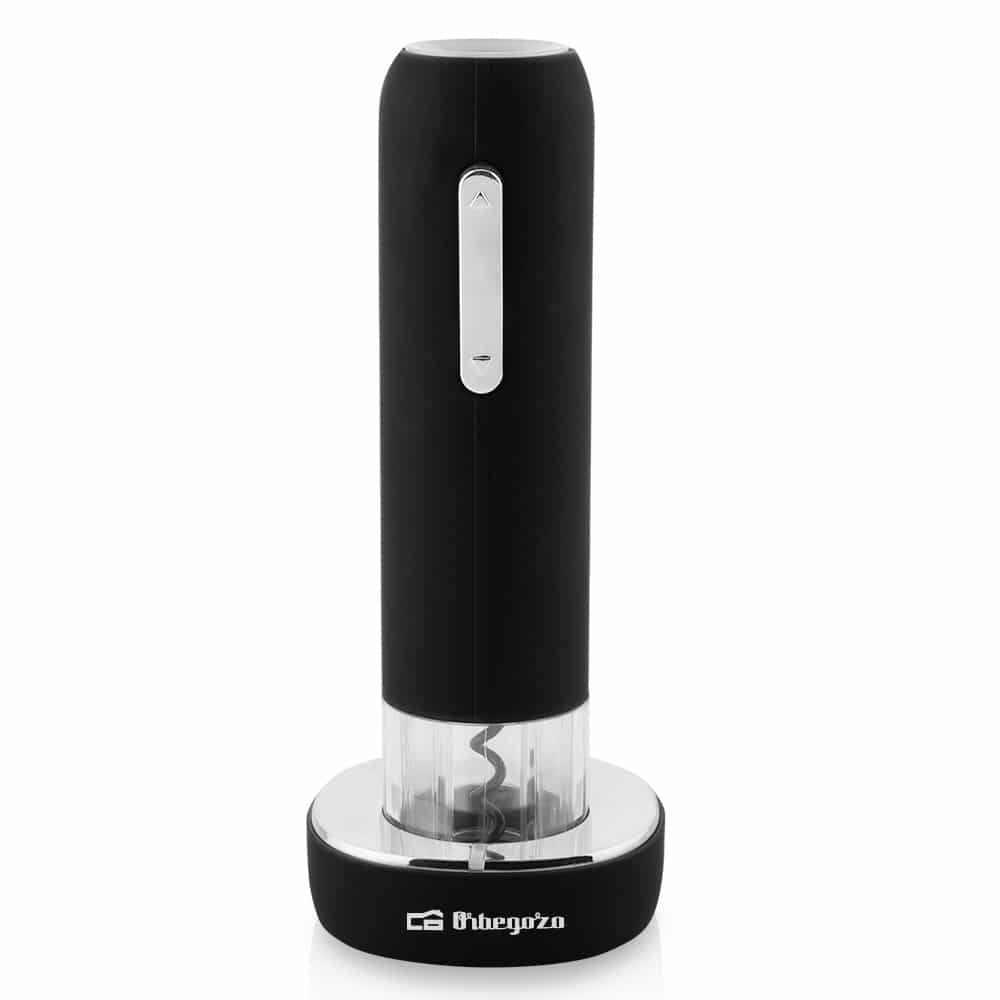 Tire-bouchon électrique rechargeable Orbegozo CU 4100 - Extraction du bouchon rapide et facile - Design élégant et ergonomique - Se recharge en 4 heures jusqu'à 50 bouteilles