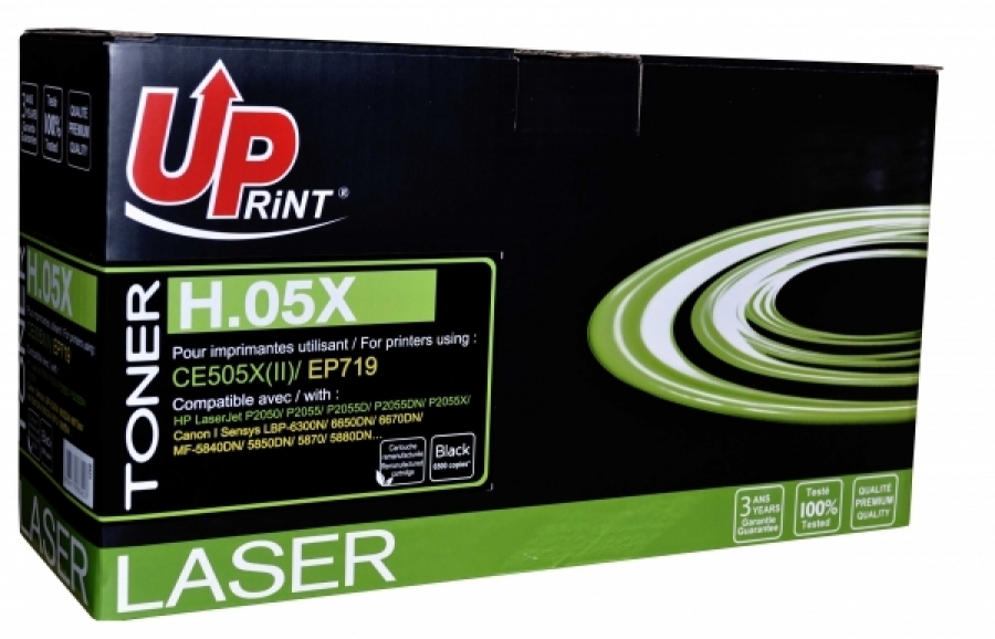 Toner UPrint compatible HP 05XL/719 noir