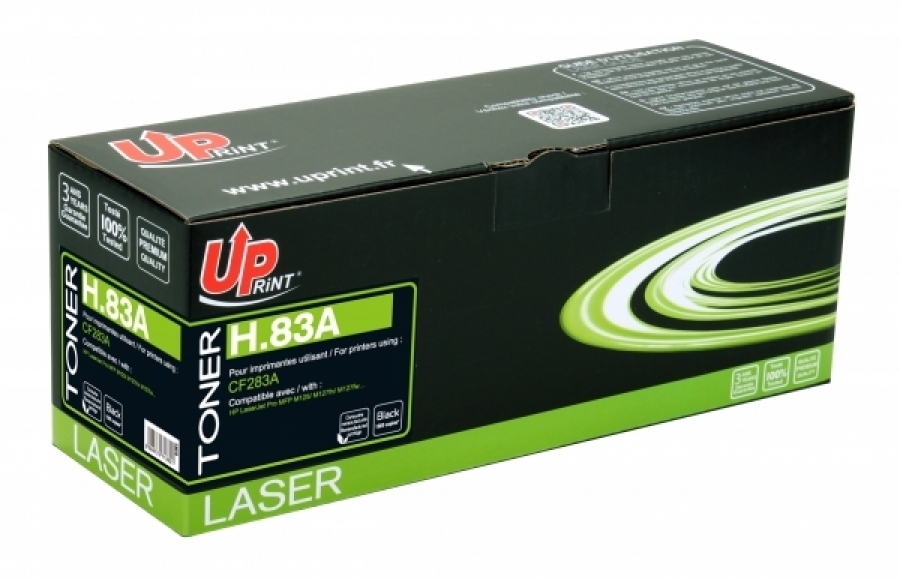 Toner UPrint compatible HP 83A noir