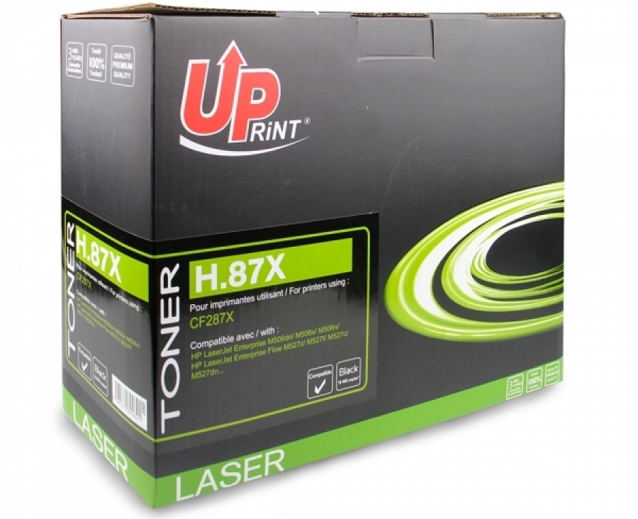 Toner UPrint compatible HP 87XL noir