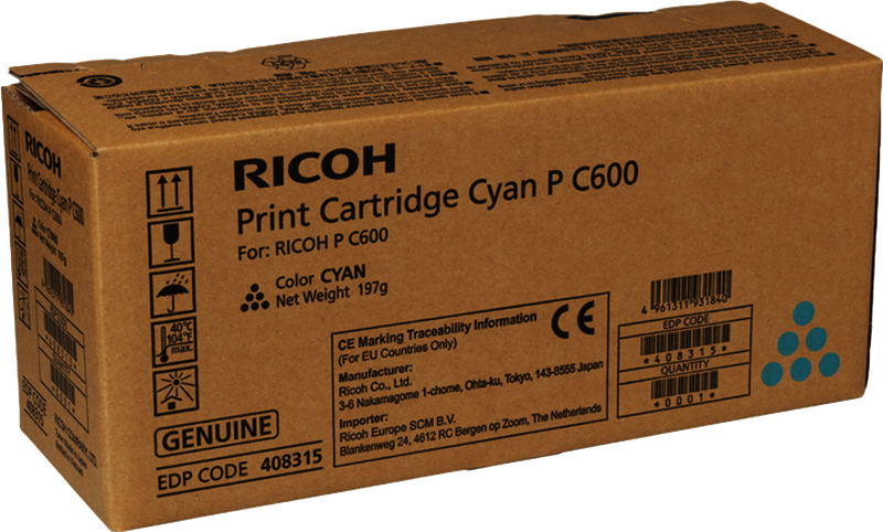 Ricoh toner 408315 cyan