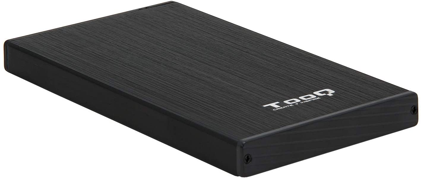 Tooq Boîtier Externe HDD/SDD 2.5" jusqu'à 9.5mm SATA USB 3.0 - Couleur Noire