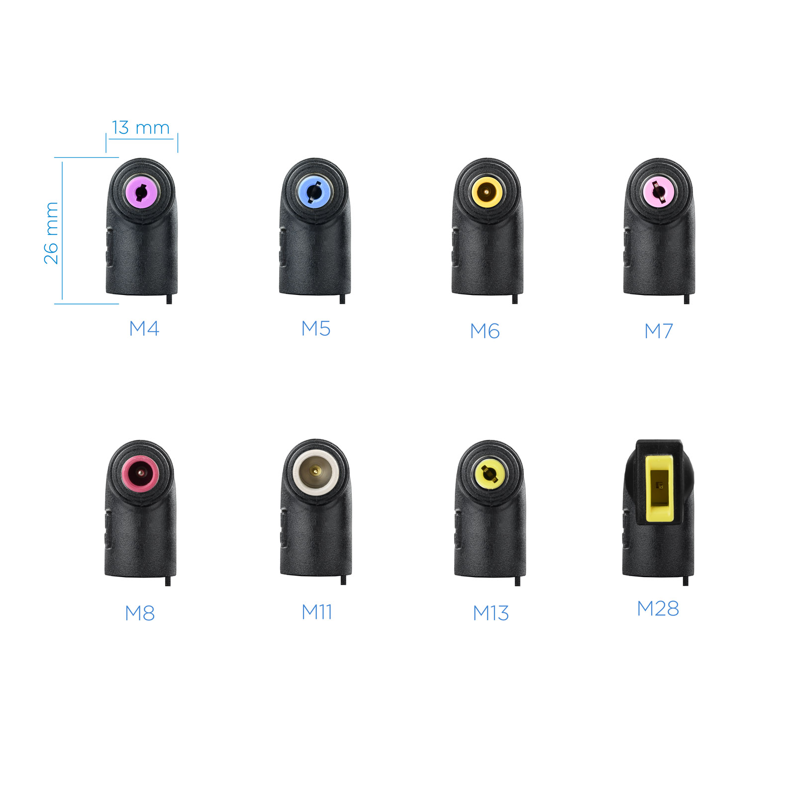 Tooq Chargeur Automatique Universel pour Ordinateur Portable 65W - USB - 8 Adaptateurs - Tension 18.5-20V