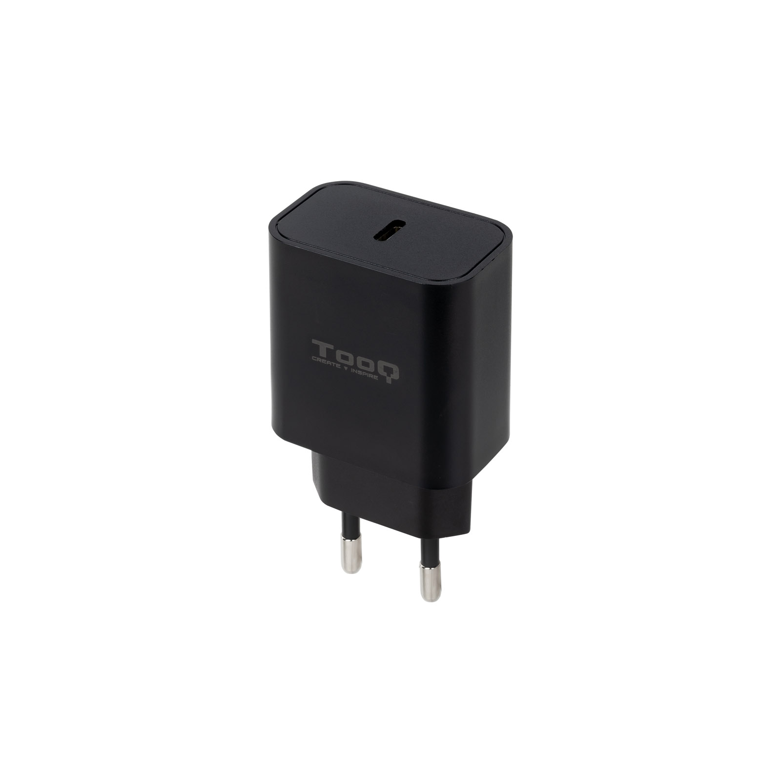 Tooq Chargeur Mural 1x USB-C/PD 20W - Couleur Noir