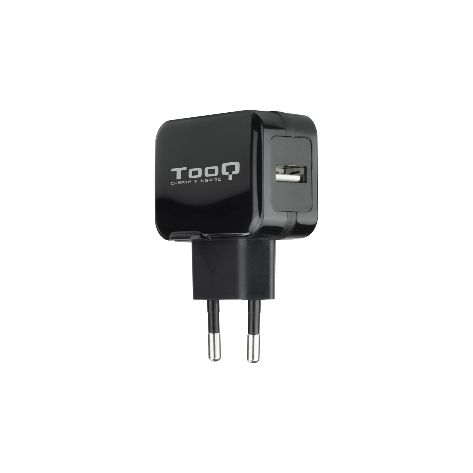 Tooq Chargeur Mural USB 5V 2.4A - 1 Port USB - Couleur Noir