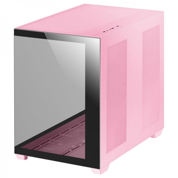 Tour de jeu Mars Gaming MCV4 Custom Premium - Verre trempé sans cadre - Structure modulaire à double chambre - Support E-ATX - Personnalisation totale - Couleur noire