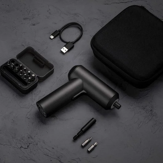 Tournevis sans fil Xiaomi Mi Tournevis électrique de précision 2000mAh - 12 embouts de tournevis - Conteneur de stockage