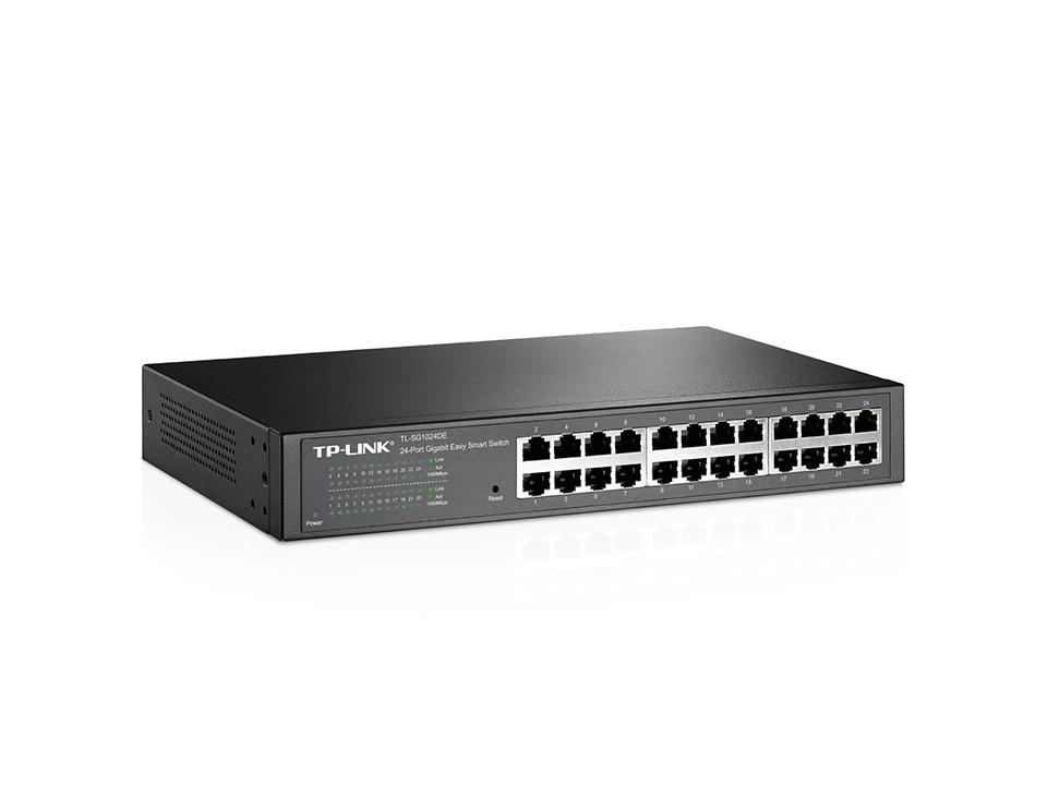 TP-Link 24-Port Gigabit Easy Smart Switch - Technologie verte - Plug &amp; Play