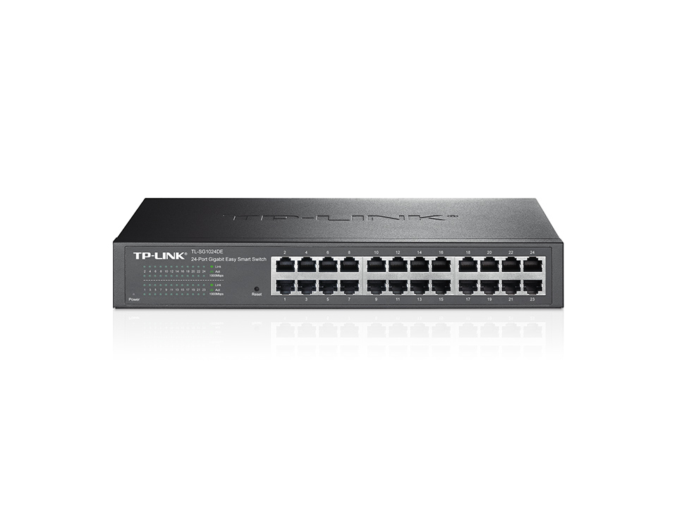 TP-Link 24-Port Gigabit Easy Smart Switch - Technologie verte - Plug &amp; Play