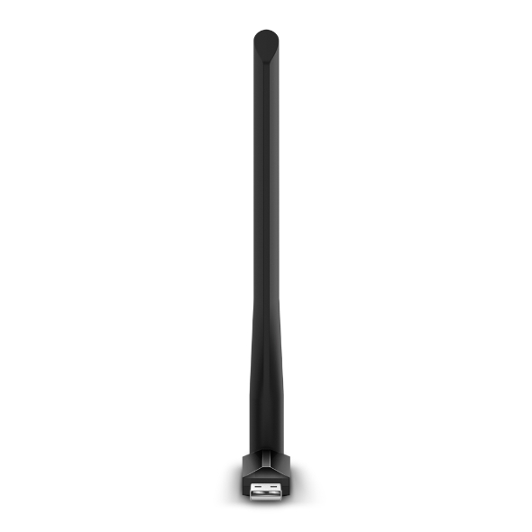 TP-LINK Archer T2U Plus AC600 Adaptateur USB sans fil double bande à gain élevé - Wi-Fi haut débit - Double bande sans fil - Antenne à gain élevé pivote à 180º - Prend en charge les derniers systèmes